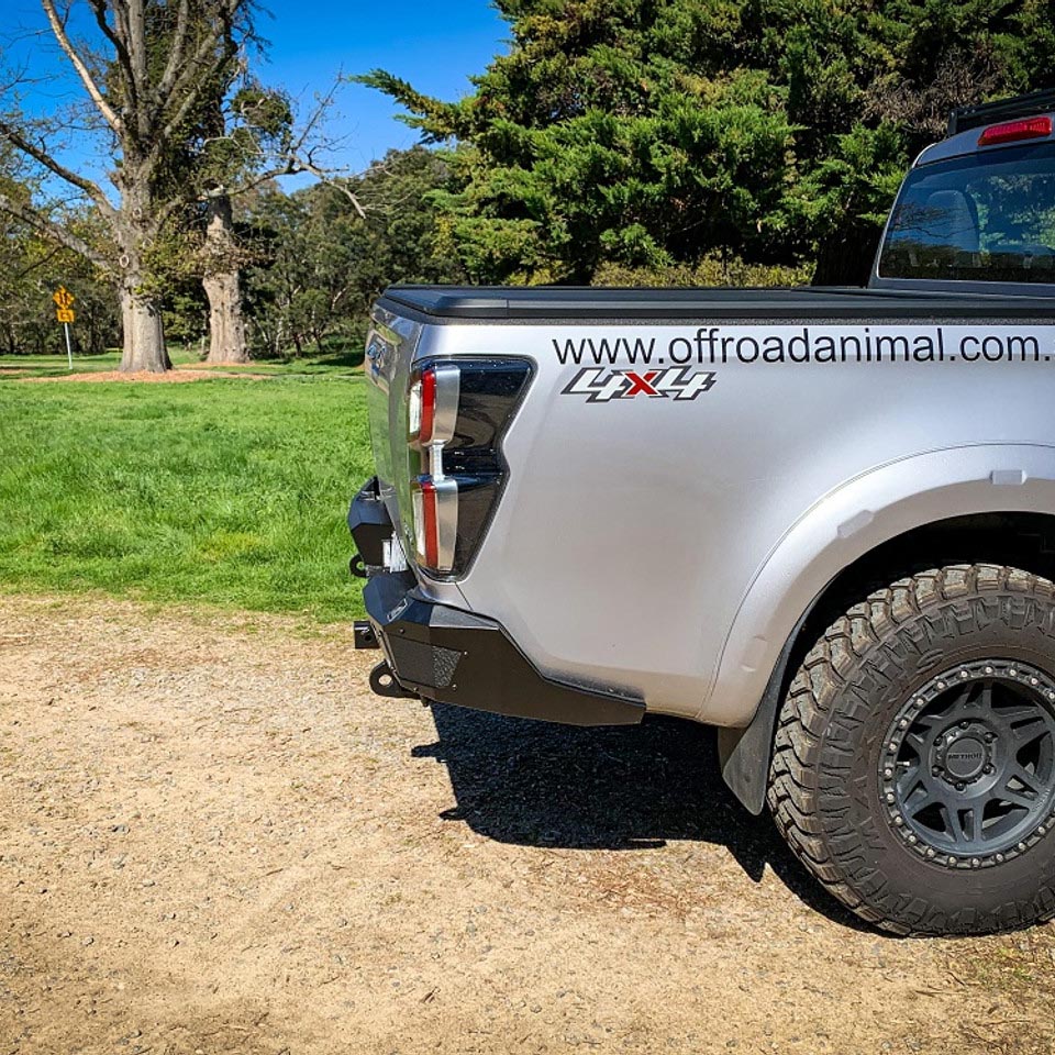Offroad Animal Rear Bumper and Tow Bar Suitable For Isuzu Dmax 2021 on - RB-IDM-RG-21-ASM0